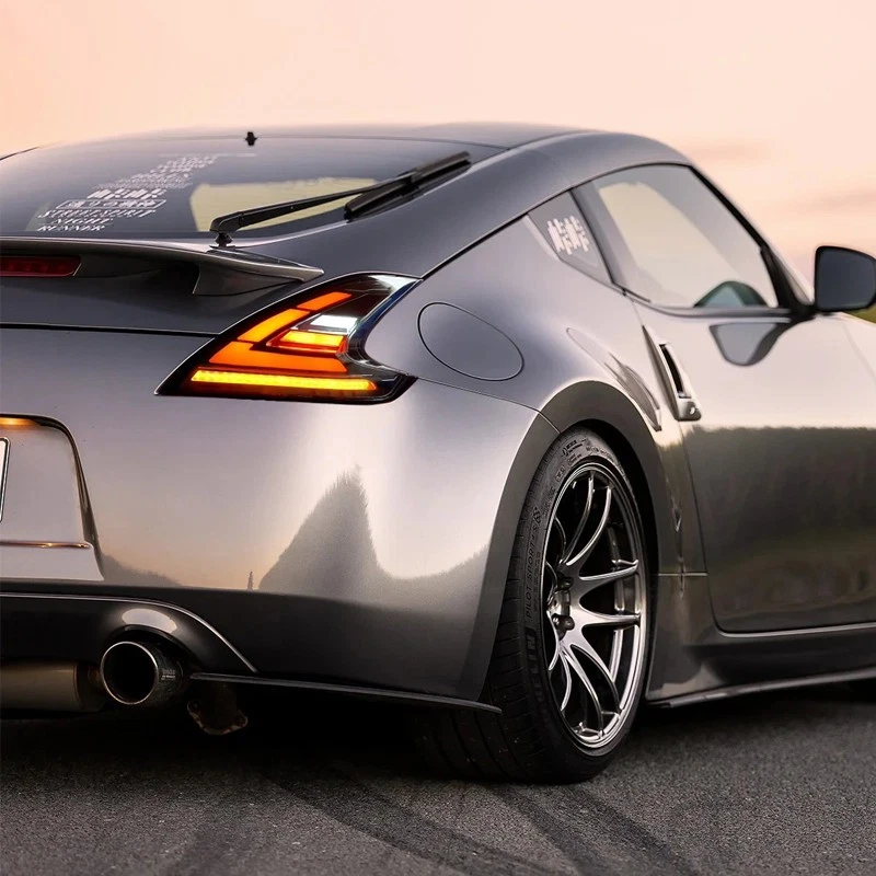 Smoke Pair LED Tail lights For Nissan 370Z Z34 2009-2020 Taillamp Rear Lamp Foto 4 de 4