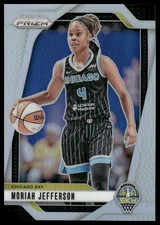 Moriah Jefferson 2024 Panini Prizm WNBA #131 Silver Prizms Chicago Sky