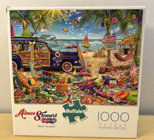 Buffalo Games 1000 Piece Puzzle Aimee Stewart Beach Vacation Complete
