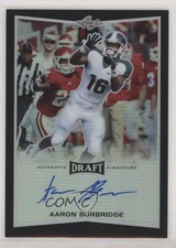 2016 Leaf Metal Draft Black Prismatic 12/15 Aaron Burbridge #BA-AB1 Auto 2fd