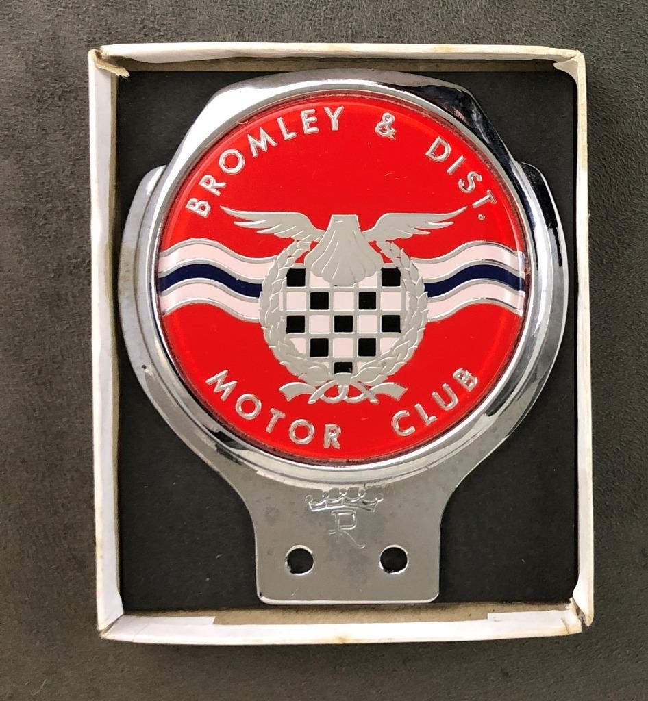 Bromley & District Motor Club Kent Automobile Motor Car Badge Emblem