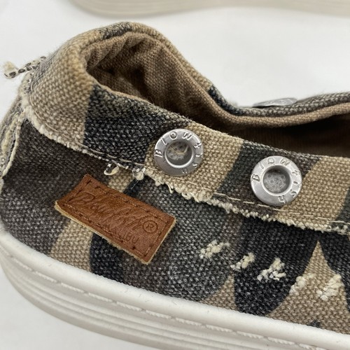 Baskets à enfiler en toile verte femme Blowfish pointure 7,5 camouflage Fariachi - Photo 4/9