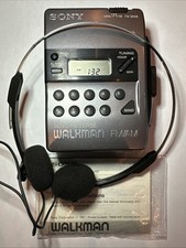 Sony WM-FX40 Walkman Digital AM/FM Cassette Auto Reverse New Belt Working Tested