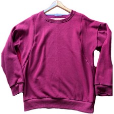 Women's Breastfeeding Sweater Jumper Maternity Nursing Top Size Large See Video