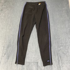 REI Sweatpants Womens 28x29 Black Fleece Lined Winter Warm Outdoor Ankle Zip