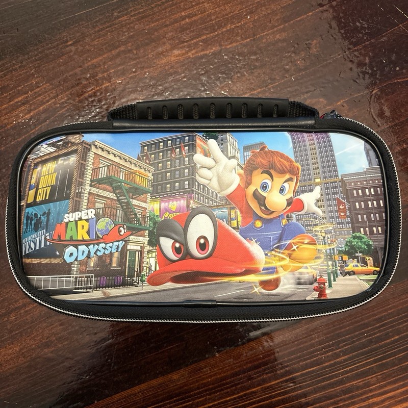 Super Mario Odyssey Nintendo Switch hard case #gaming Very good used condition