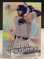 2021 Bowman Chrome Austin Wells 40-Man Futures #FMF-22