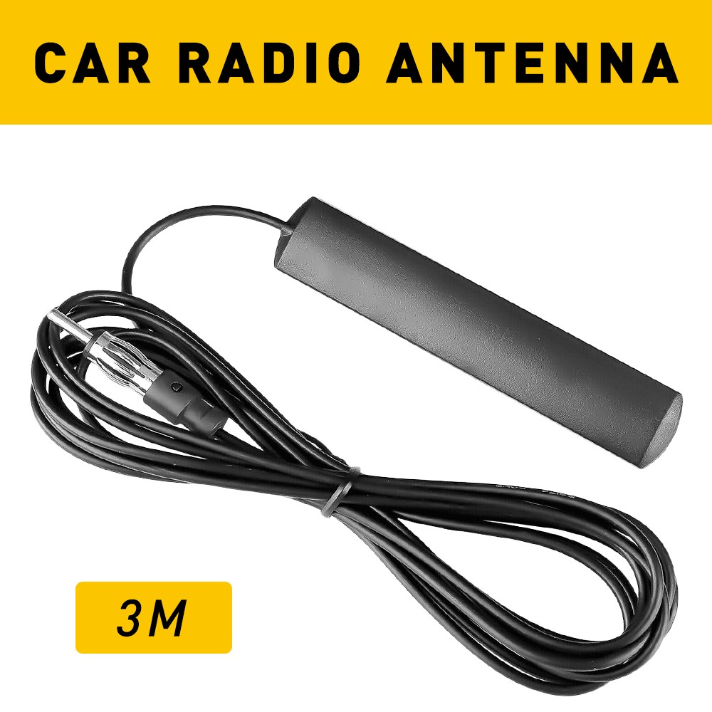 Car Interior Hidden Amplified Antenna Electronic Stereo AM/FM Universal Radio