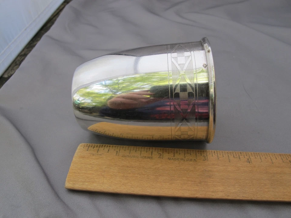 Bonito VASO FRANCÉS 950 Plata ART DECO - Fabricante PB - Sin Mono - Sin Reserva Foto 4 de 4