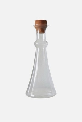 Mid-Century Danish Modern Dansk Glass Wine Carafe Decanter by Gunnar Cyren Teak