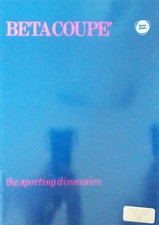 English Lancia Beta Coupe 197? Prospekt Brochure Catalogue Broszura Folleto