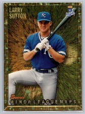 Larry Sutton 1995 Bowman - Minor League MVPS Gold Foil Kansas City Royals 228 RC