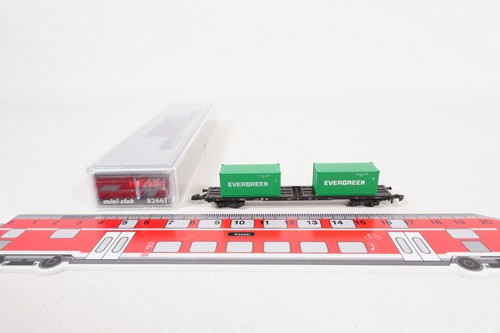 Märklin mini-club Z DC 82661 Containertragwagen Evergreen DB NEUW+OVP#EO912-0,5 | Condition: Gebraucht