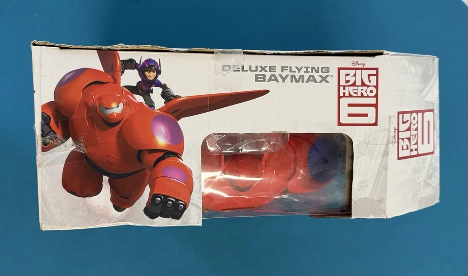 Big Hero 6 豪华 Flying Baymax 2015 万代,盒子损坏,电池已死 — 第 2/4 张图片