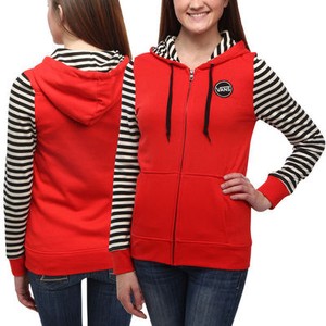 red and white vans jacket