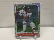 2021 Panini Donruss Tim Anderson Highlights Vector Parallel #H17 White Sox 