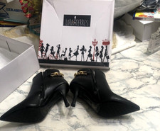 LORA FERRES STIVALETTI DA DONNA NUMERO 38 NERI CON CERNIERA TACCHI A SPILLO 90