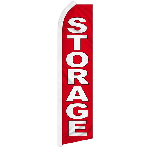 Self Storage Advertising Flutter Feather Flag Swooper Banner Boxes Sold Here - Picture 4 of 10