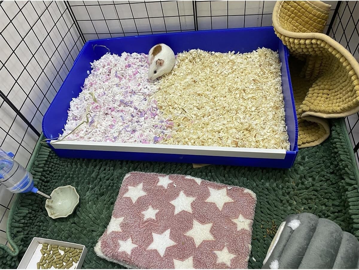 Guinea Pig Litter Box Small Animal Bedding Patty Pan for Training