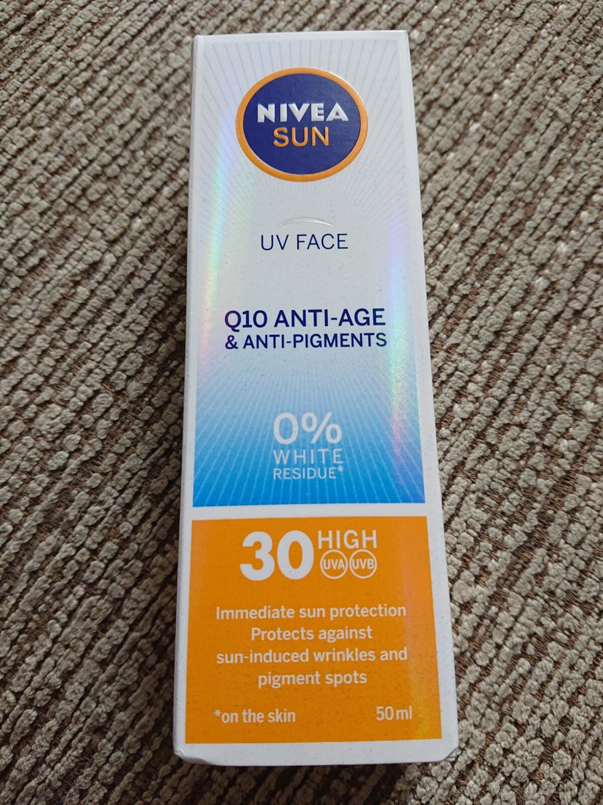 nivea sun face anti age & anti pigments cream spf30