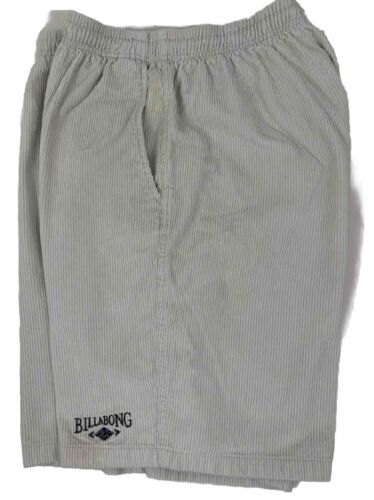 Vtg 90s Billabong Corduroy Shorts Thick Cords Beig