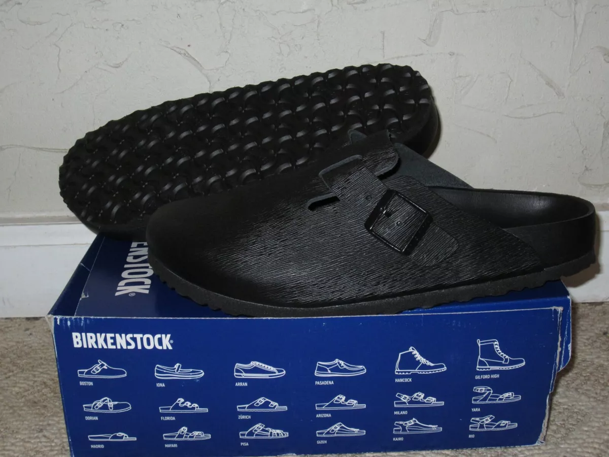 Concepts x Birkenstock Boston Noir Triple Black Men s 10 EUR 43