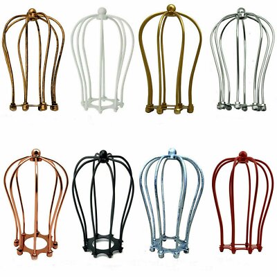 Vintage Lampe Birnenschutz Drahtkäfig Deckenleuchte Lampenschirm Wohndeko Farbe Käfig