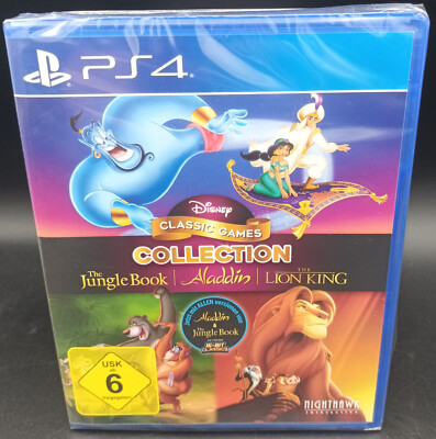 Disney Classic Collection: Aladdin, The Lion King, Jungle Book PlayStation 4 Neu