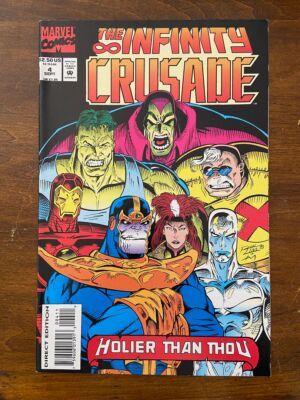 INFINITY CRUSADE #4 (Marvel, 1993) VF Starlin/Lim, Thanos