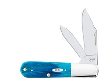 CASE XX KNIVES USA CARIBBEAN BLUE BONE BARLOW TWO BLADE KNIFE 25581