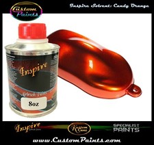 INSPIRE AIRBRUSH CANDY ORANGE 8oz SOLVENT , CUSTOM PAINT, HOK, ARTIST