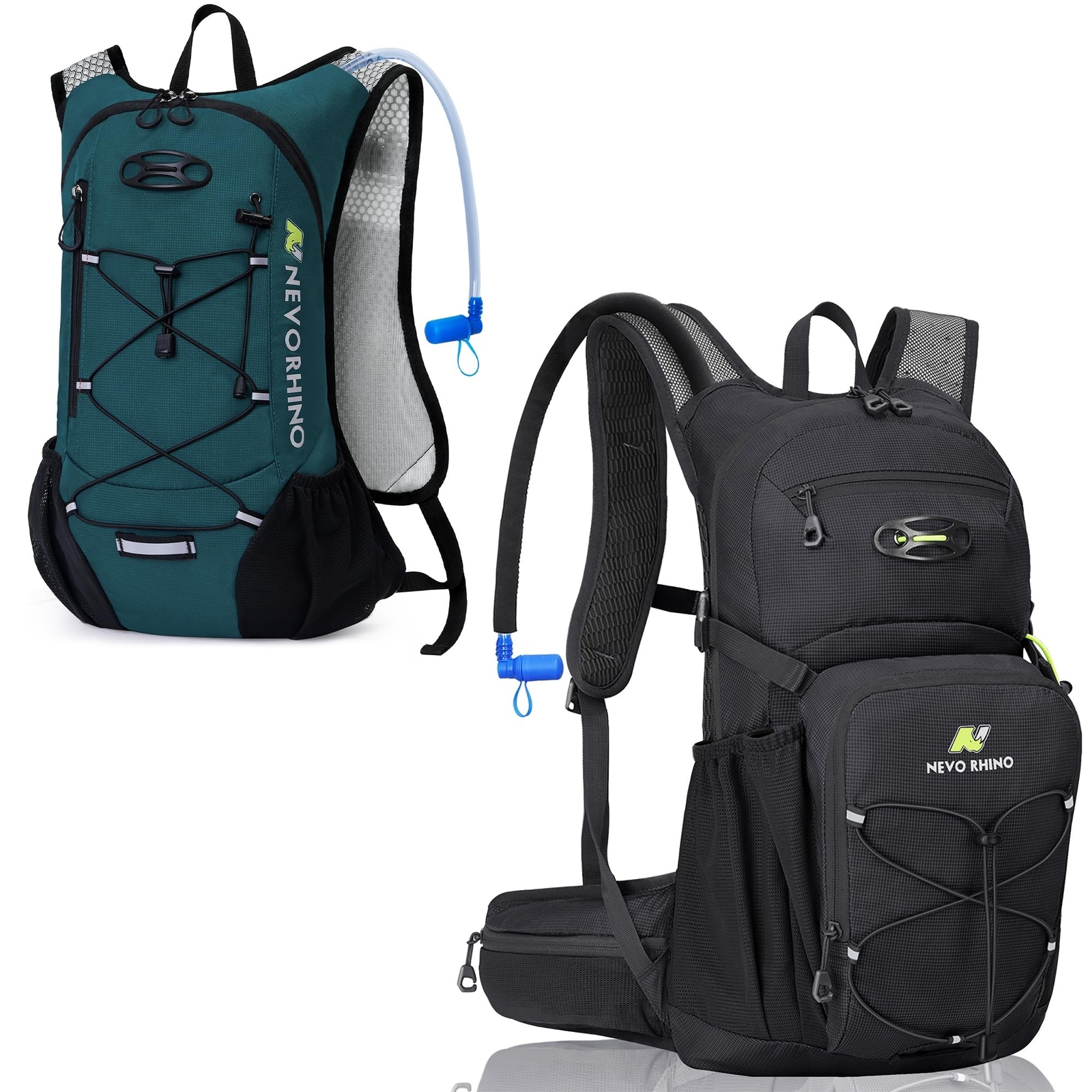 12L Hydration Hiking Backpack with 2L-3L Water Bladder and 18L Capacity