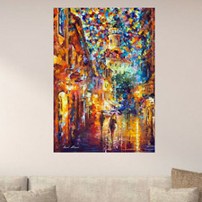 Leonid Afremov I CONFETTI DELLA CITTA' 30"x48" EDIZIONE LIMITATA GICLÉE ORIGINALE
