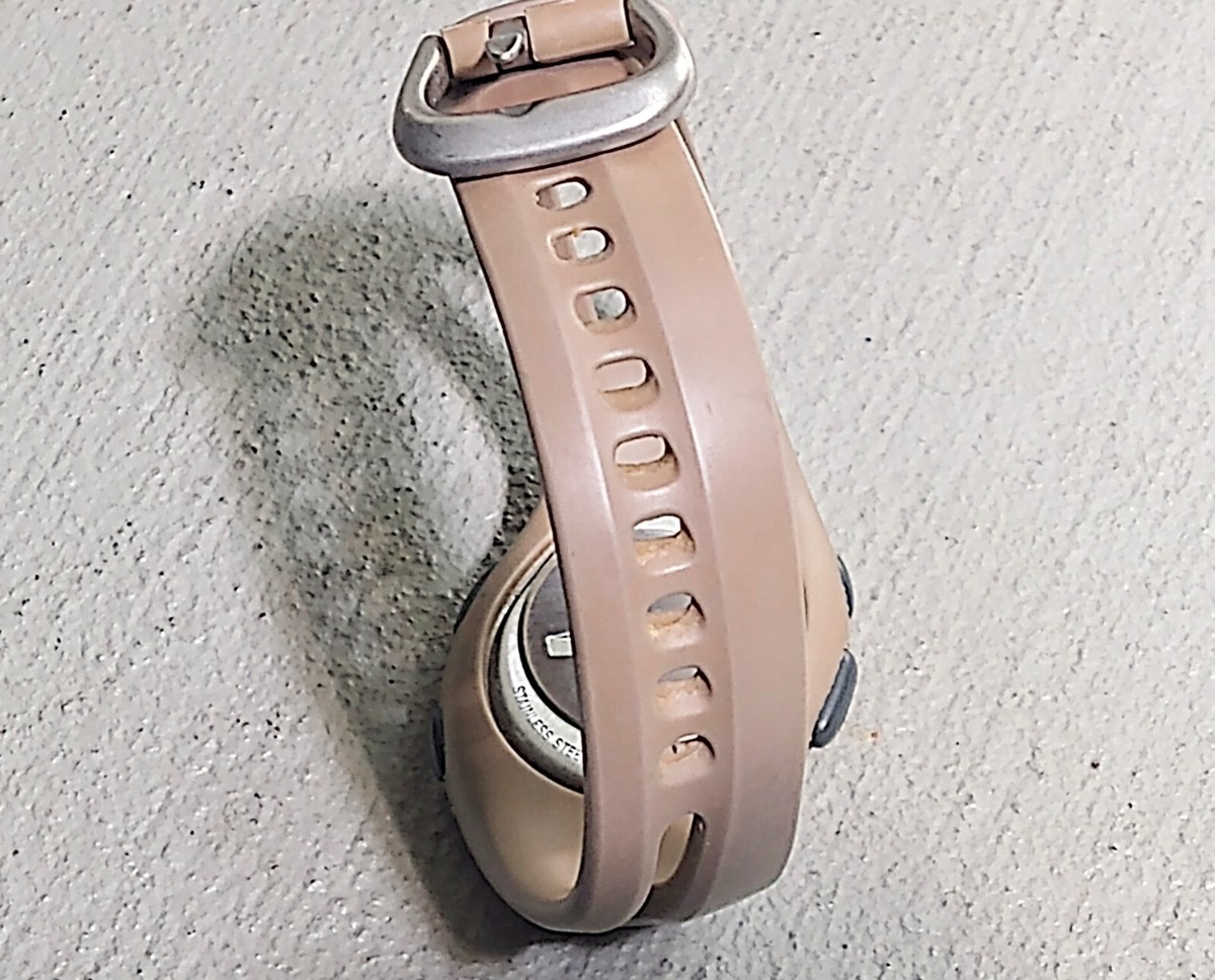 Nike Triax Sports Watch Men's Wristwatch Gray Silver Rubber