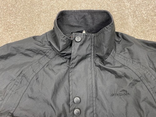 Men’s Dunlop Golf Jacket Black Showerproof Windproof Size pit-pit 23" chest 45" - Picture 6 of 16
