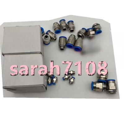 10PCS/BAG NEW FESTO QS-3/8-3/8-I-U-M threaded joint#TX