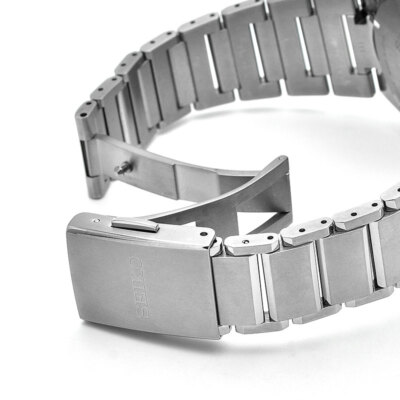 SEIKO ASTRON NEXTER SBXC117 Titanium GPS Radio Solar Watch Silver