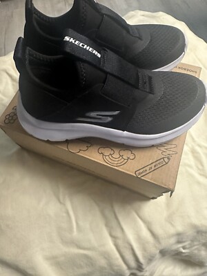 Skechers Kids Unisex Skech Fast Dynamic Flash Black/White