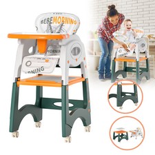 6-in-1 Hochstuhl Babystuhl Kinderhochstuhl Treppenhochstuhl Essstuhl Bis 50 kg