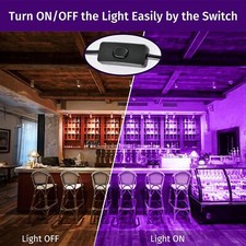 Lámpara Ultravioleta Fluorescente Luz Negra UV LED 150W 395-400nm