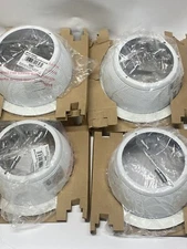 6" RECESSED CAN LIGHT WHITE Metal BAFFLE wTRIM REPLCES HALO 310W R/PAR30 4-pack