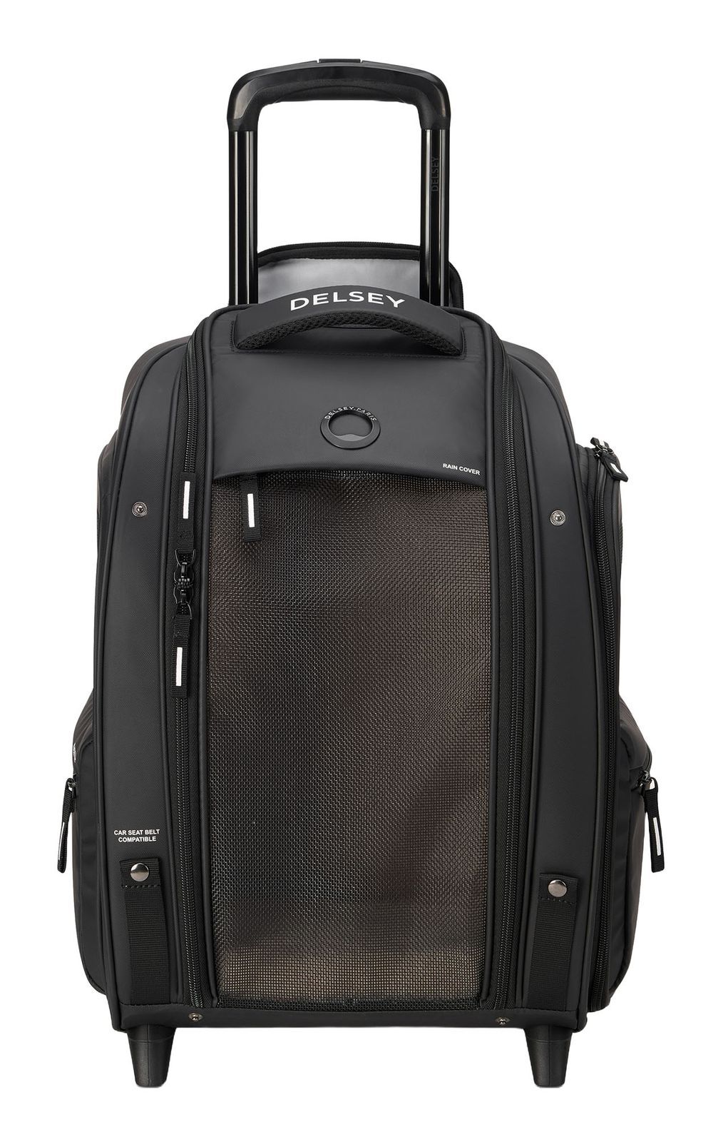 DELSEY PARIS Raspail 2R Pet Carrier Trolley bolsa de viaje negra nueva