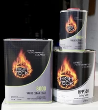 High Teck Galaxy Silver Basecoat Paint & Clearcoat Gallon Kit! GM 519F