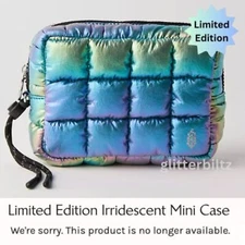Free People Limited Edition Irridescent Quilted Carryall Mini Case in Nebula