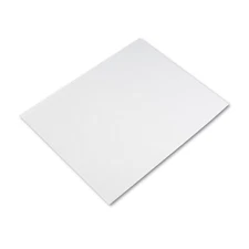 Pacon 22x28 White Railroad Board 25 Sheets Uncoated Easy to Write Recyclable