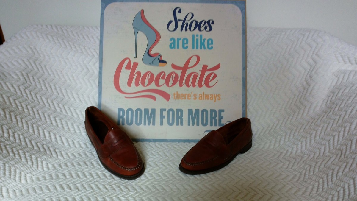 G.H. Bass & Co. Weejuns Brown Leather Penny Loafers Men display picture 1