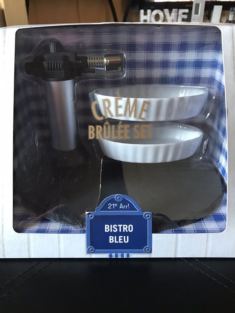 Mastrad Creme Brulee Gift Set Kitchen Cooks Blow Torch Dishes