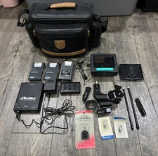 Lot Of UNTESTED Mic Equipment - Samson Azden TecNec Citizen & More + Solidex Bag