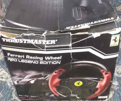 CONTROLLER GAME WHEEL,PEDALS PLAYSTATION PS 3 PC FERRARI RACE RED LEGEND EDITION