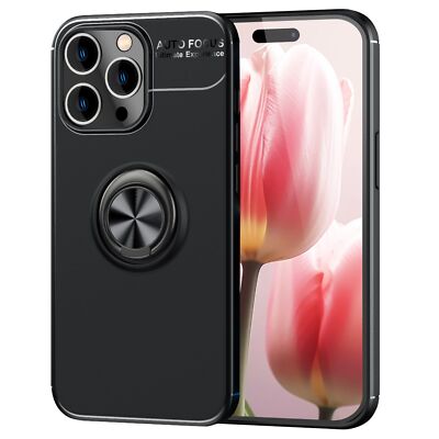 iPhone 15 Pro Max Handyhülle Outdoor NALIA Case Cover 360° Ring robust